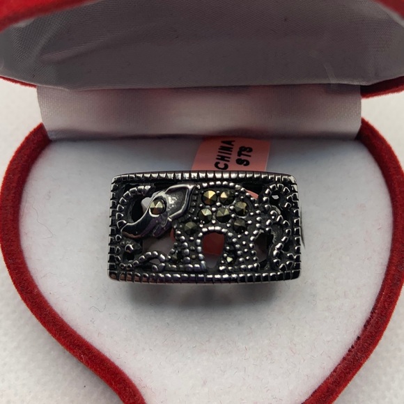 Jewelry - SWISS MARCASITE ELEPHANT RING